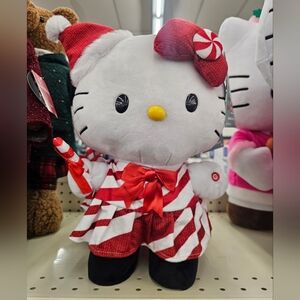 Hello Kitty Candy Cane Animated Plush Side Stepper, 14 in
